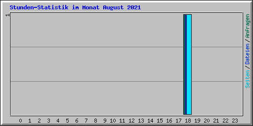 Stunden-Statistik im Monat August 2021
