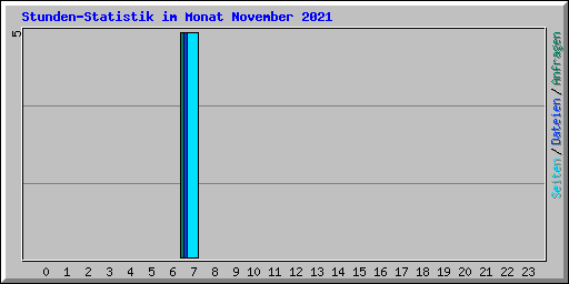 Stunden-Statistik im Monat November 2021