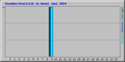 Stunden-Statistik im Monat Juni 2024
