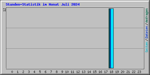 Stunden-Statistik im Monat Juli 2024