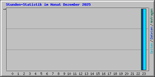 Stunden-Statistik im Monat Dezember 2025
